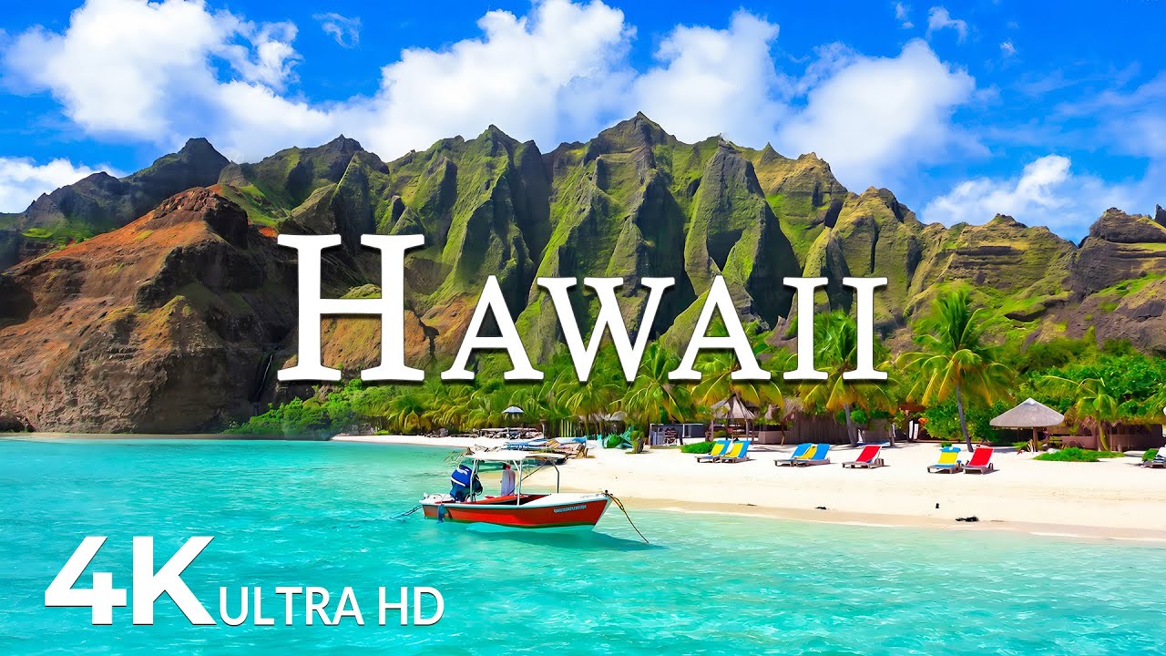 FLYING OVER HAWAII (4K UHD) &ndash; Soothing Music Along With Beautiful Nature Video - 4K Video UHD #6