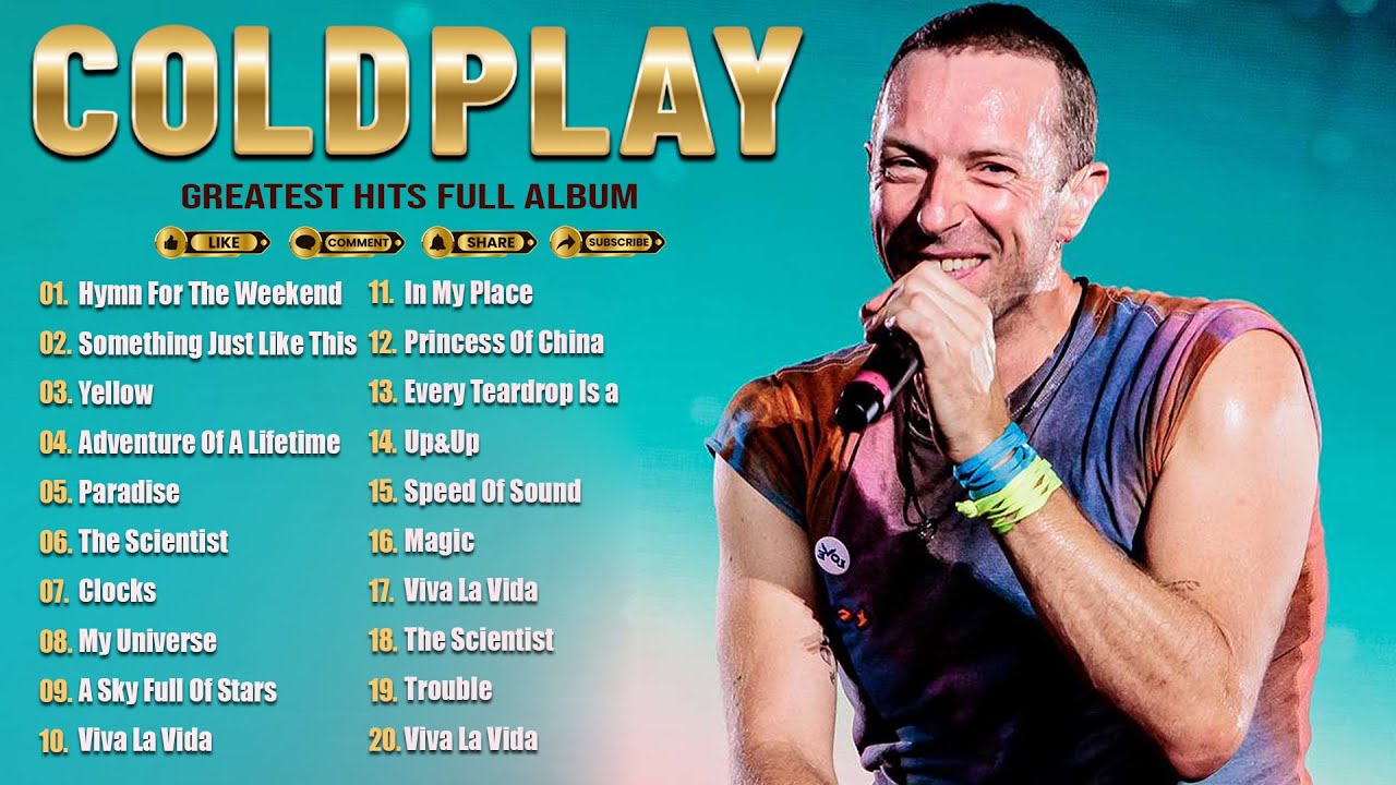 Coldplay Best Songs Playlist 2026 - Coldplay Greatest Hits Full Album - Live Concert Setlist #m25