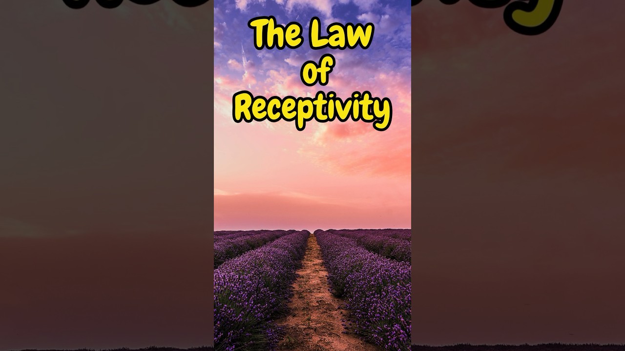 The Law of Receptivity #lawoftheuniverse #receptive #lawofattraction