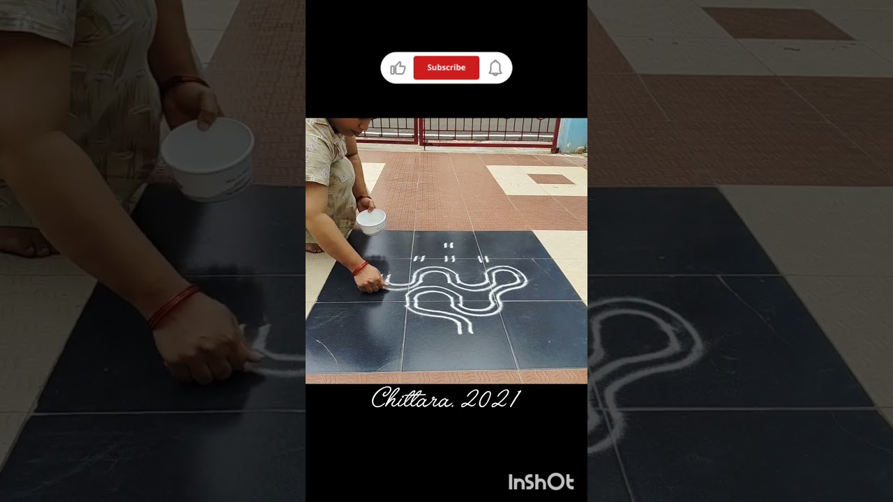 Nagara Panchami special Rangoli #rangoli #shortviral #shorts #trending #indianculture #festival