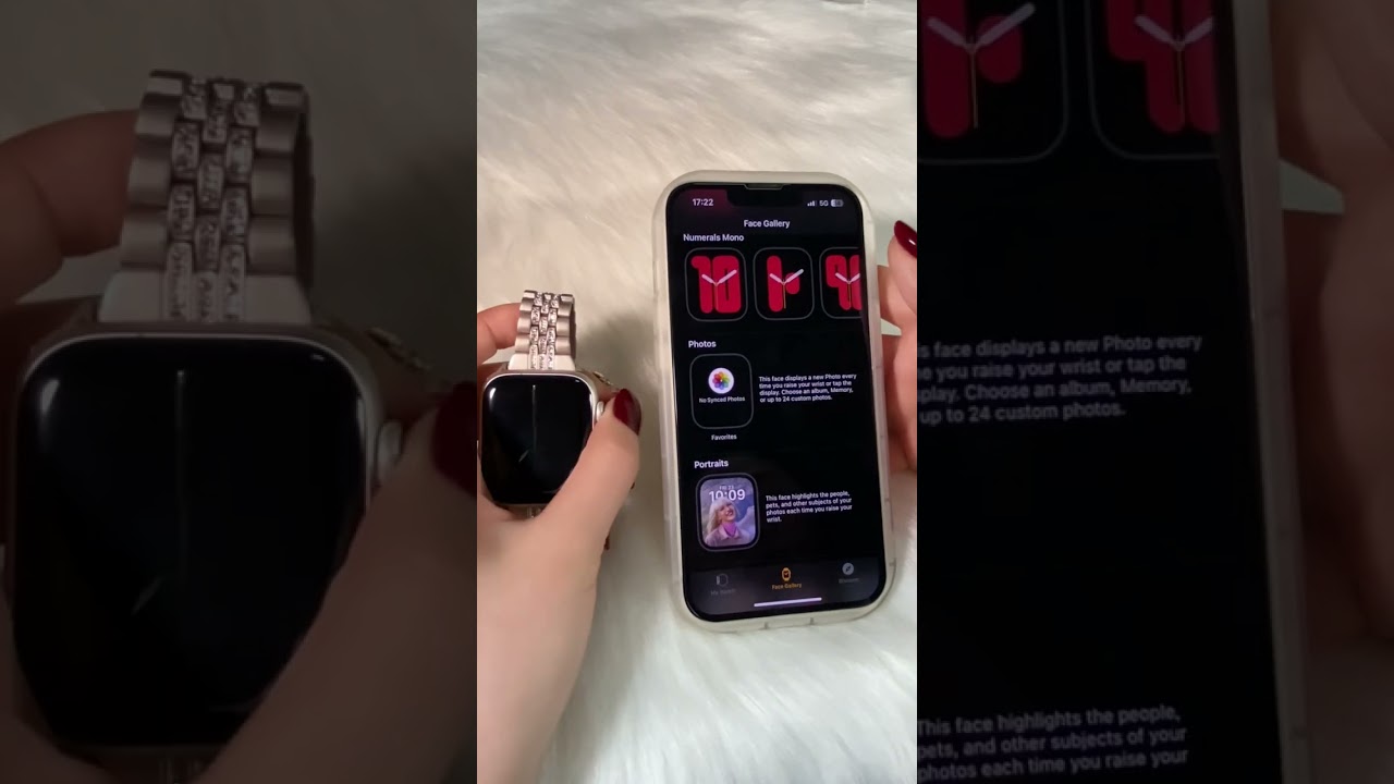 how to set your photo as an Apple Watch Face⌚️📸✅ #applewatchtips #applewatchhacks