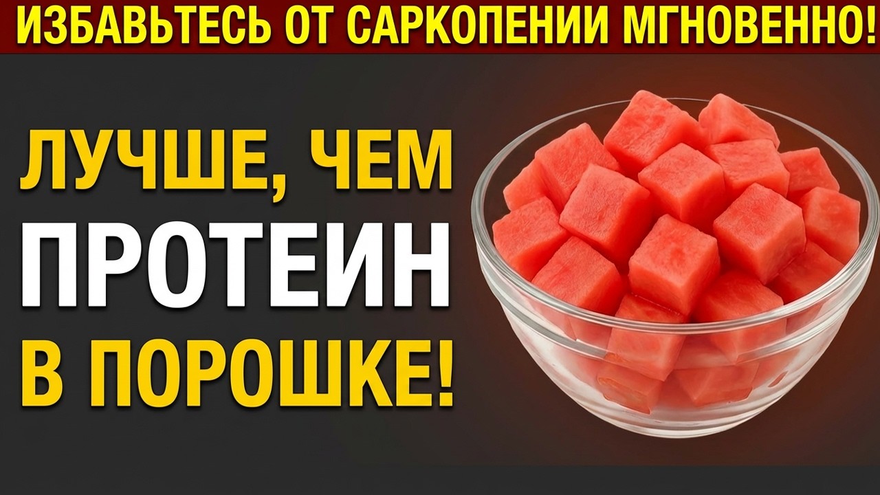 Перестаньте пить протеиновый порошок! Натуральный продукт, который спасает ваши мышцы