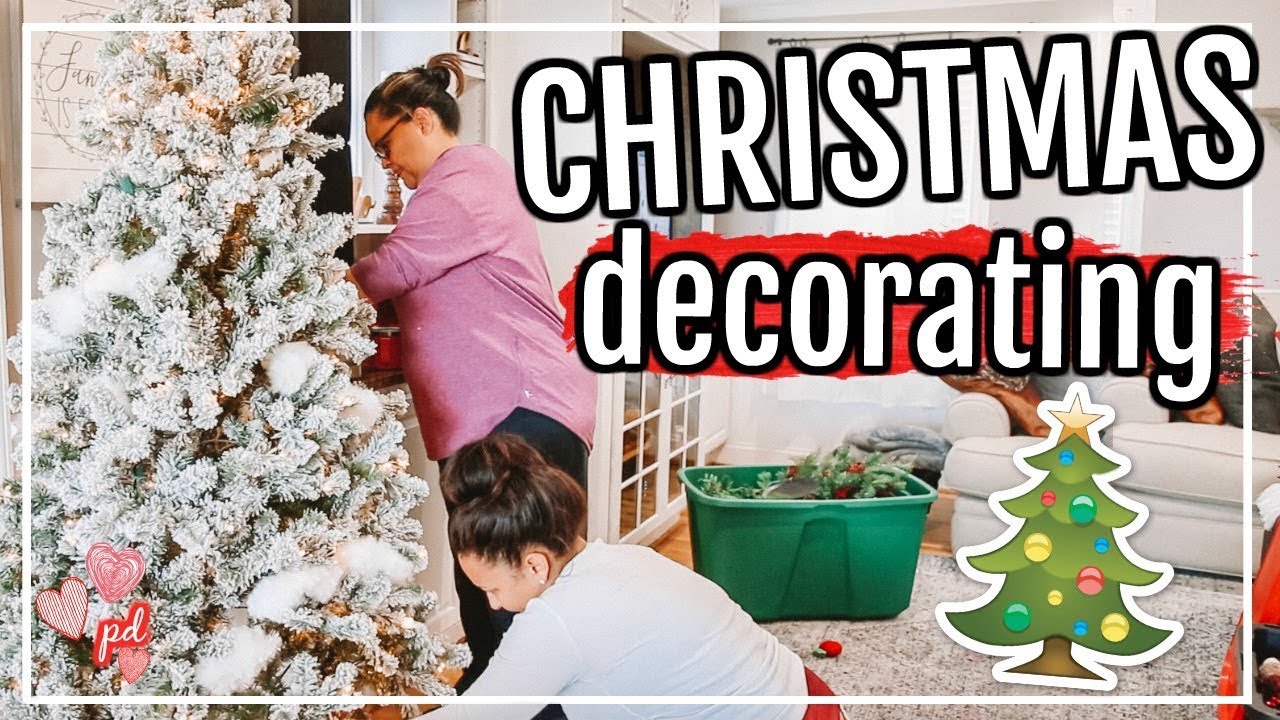 NEW! DECORATE WITH ME FOR CHRISTMAS 🎄| CHRISTMAS DECOR 2019 | Page Danielle