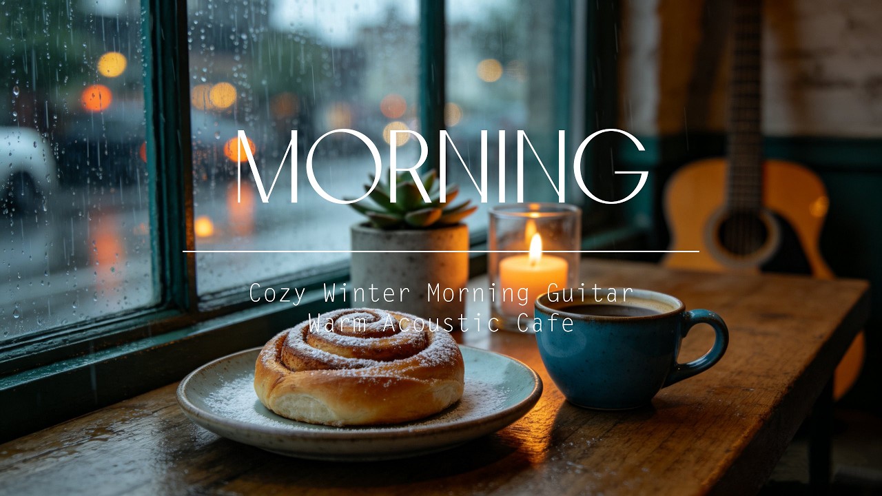 Winter Morning Guitar Music & Soothing Acoustic Plucking - Calming Coffee Strings
