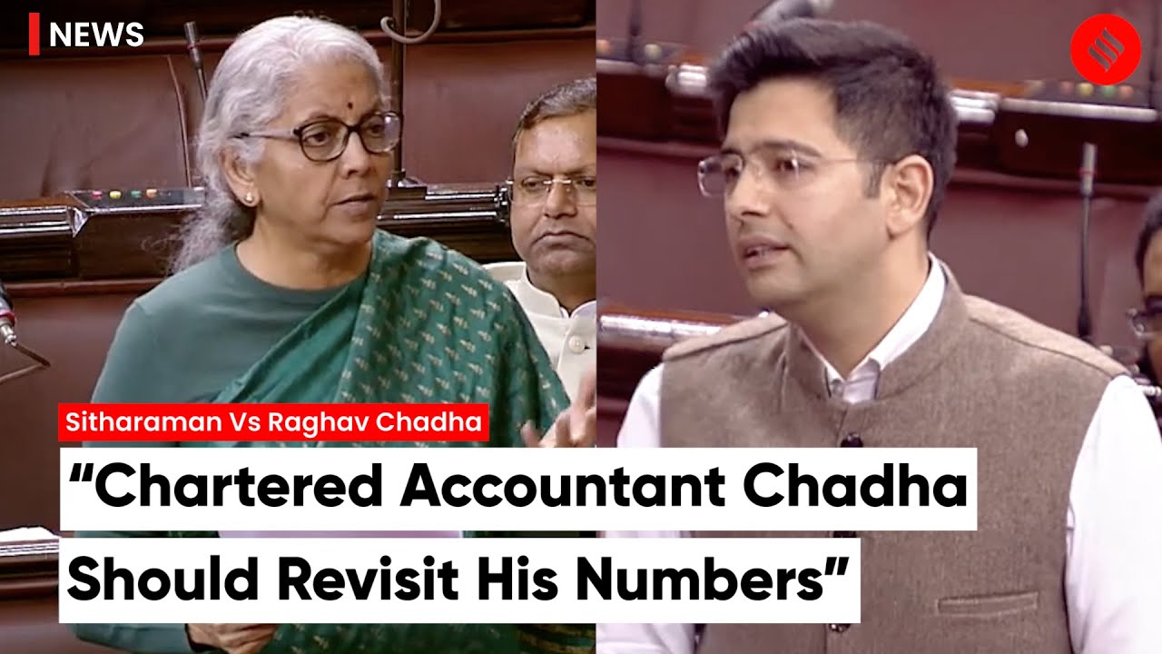 After Chadha Charge, FM Sitharaman Hits Back With “Chartered Accountant” Jibe