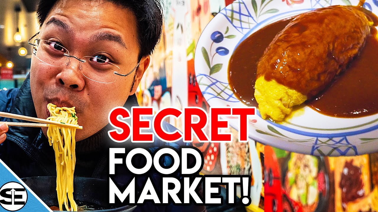 Osaka SECRET Places For Cheap, AMAZING Food! Best Food Market in Osaka Station in Osaka, Japan