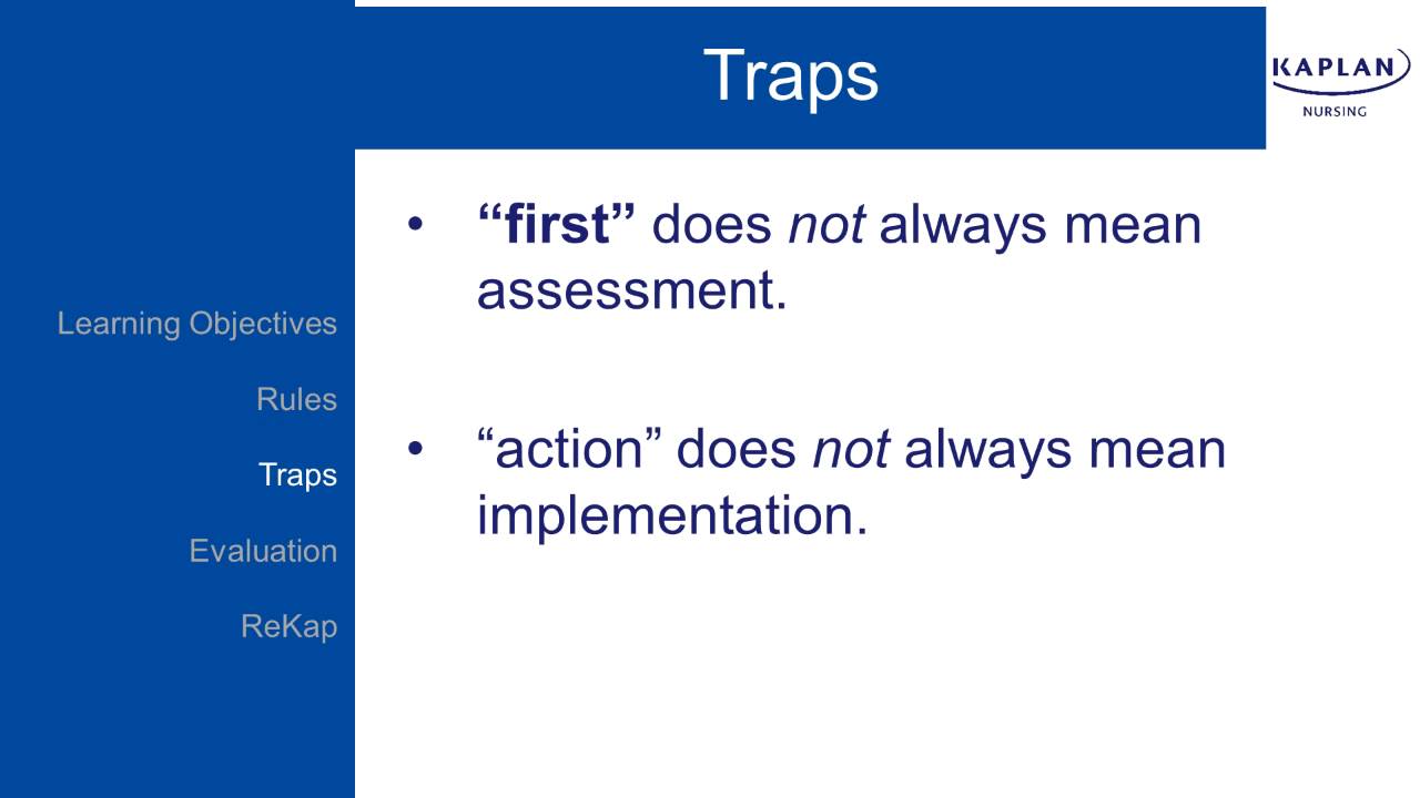 NCLEX&reg; Traps: How to Avoid Common Mistakes