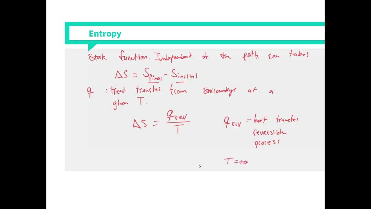 9 2   Absolute Entropy and Entropy Change