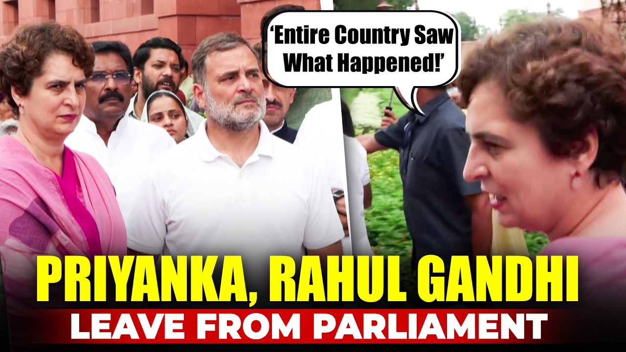 LIVE: Rahul Gandhi, Priyanka Gandhi Leave Parliament I CJP I Jantar Mantar Protest
