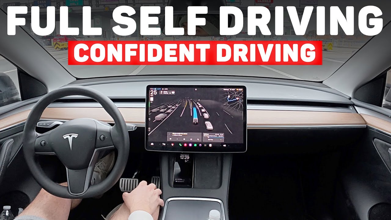 Tesla Full Self Driving v12.6.3 with HW3 - Confident Driving in Tough Scenarios