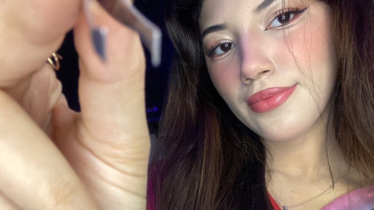ASMR Doing Your Eyebrows 🫧✨(Cleaning, Plucking, Tracing, Concealer) Fast & Aggressive - Soft Spoken