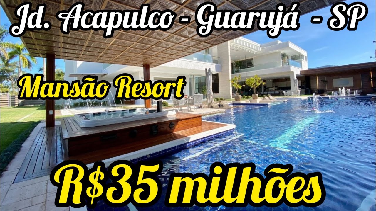 Mansão Resort! A mais bela e luxuosa casa do Acapulco