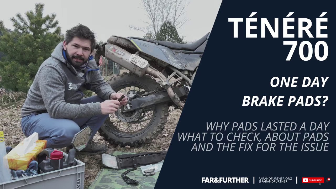 Yamaha Ténéré 700: Insane brake pad wear!? Why my pads lasted only 1 day!