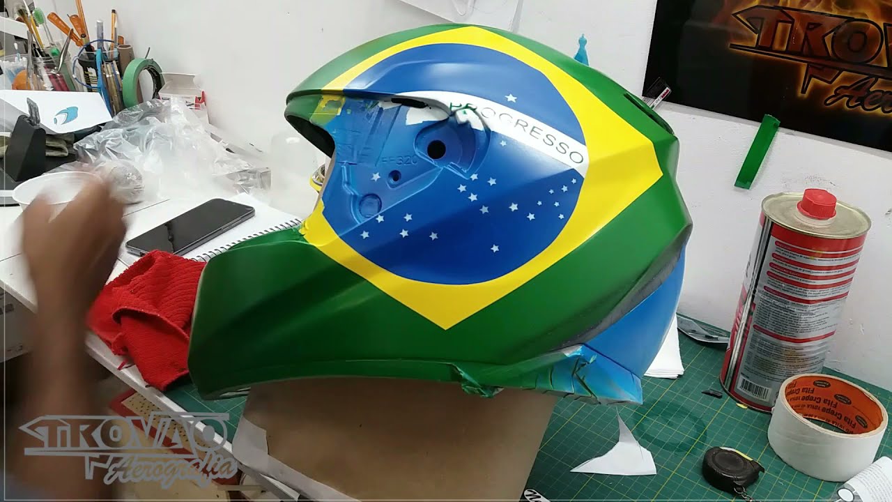 LS2 airbrushing complete customization ( Step by Step)