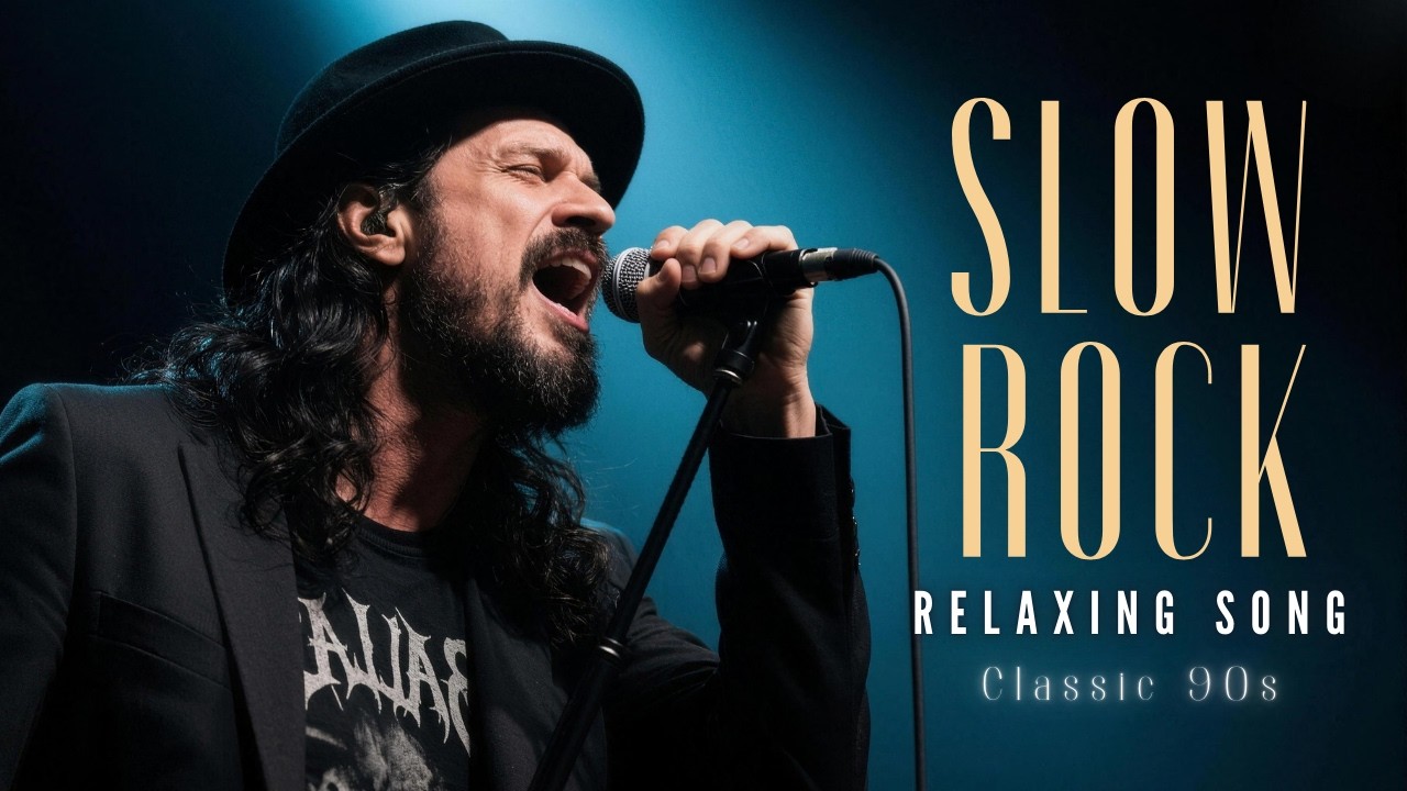 🎸Relaxing Slow Rock Ballads for Lonely Nights | Songs 90s