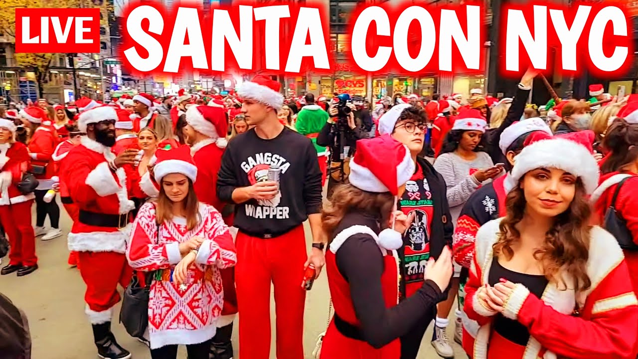 SantaCon NYC 🎅 Santa Con NYC