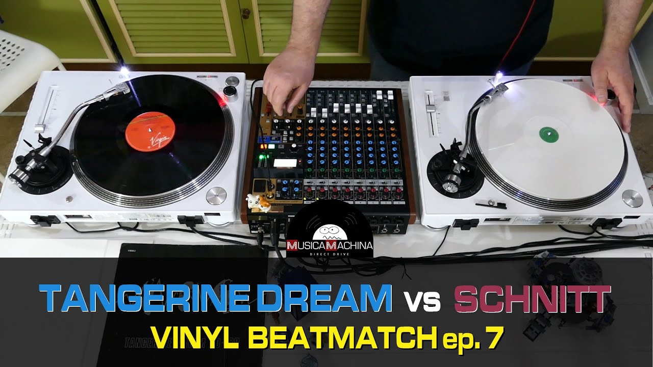 TANGERINE DREAM vs SCHNITT Vinyl BeatMatch ep. 7 // 1974 vs 2013 Analog Live Mashup [H501L]