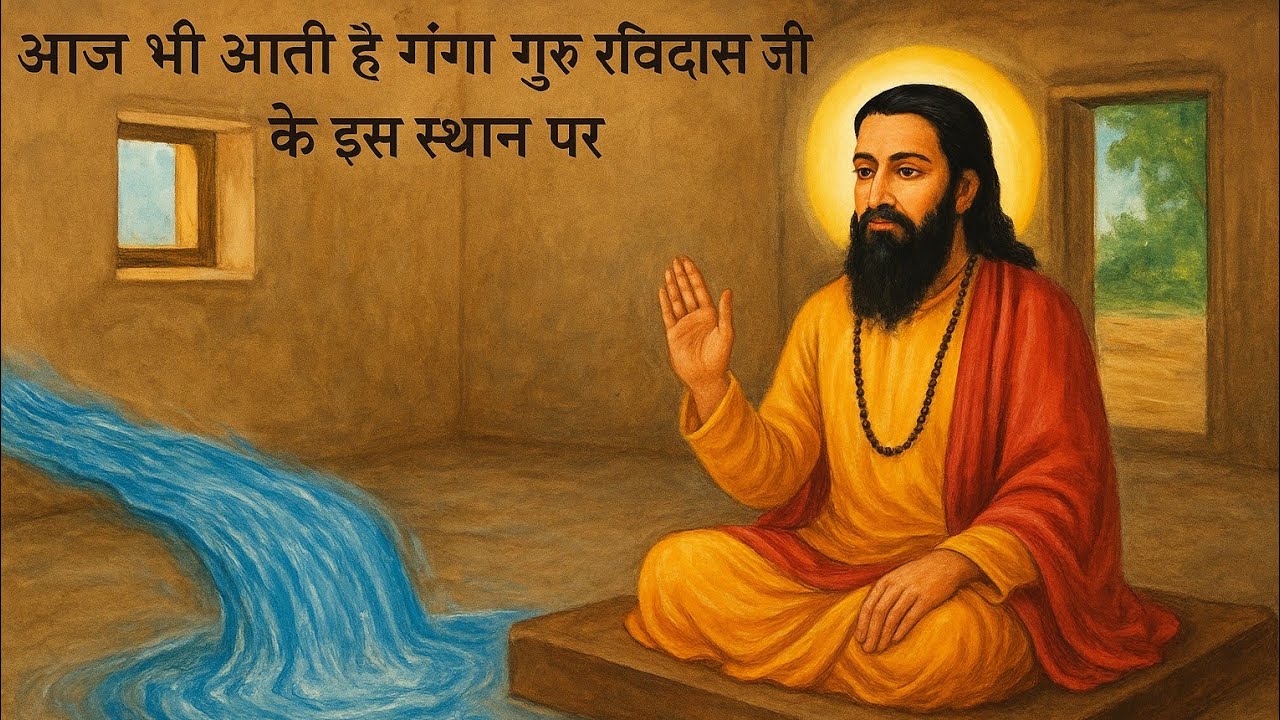 When Ravidas Ji made the Ganges appear in his ! आज भी आती है गंगा गुरु रविदास जी के इस स्थान पर