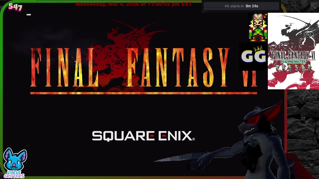 Final Fantasy VI Pixel Remaster Pt14 - Colosseum + close to endgame -  Nargacuga