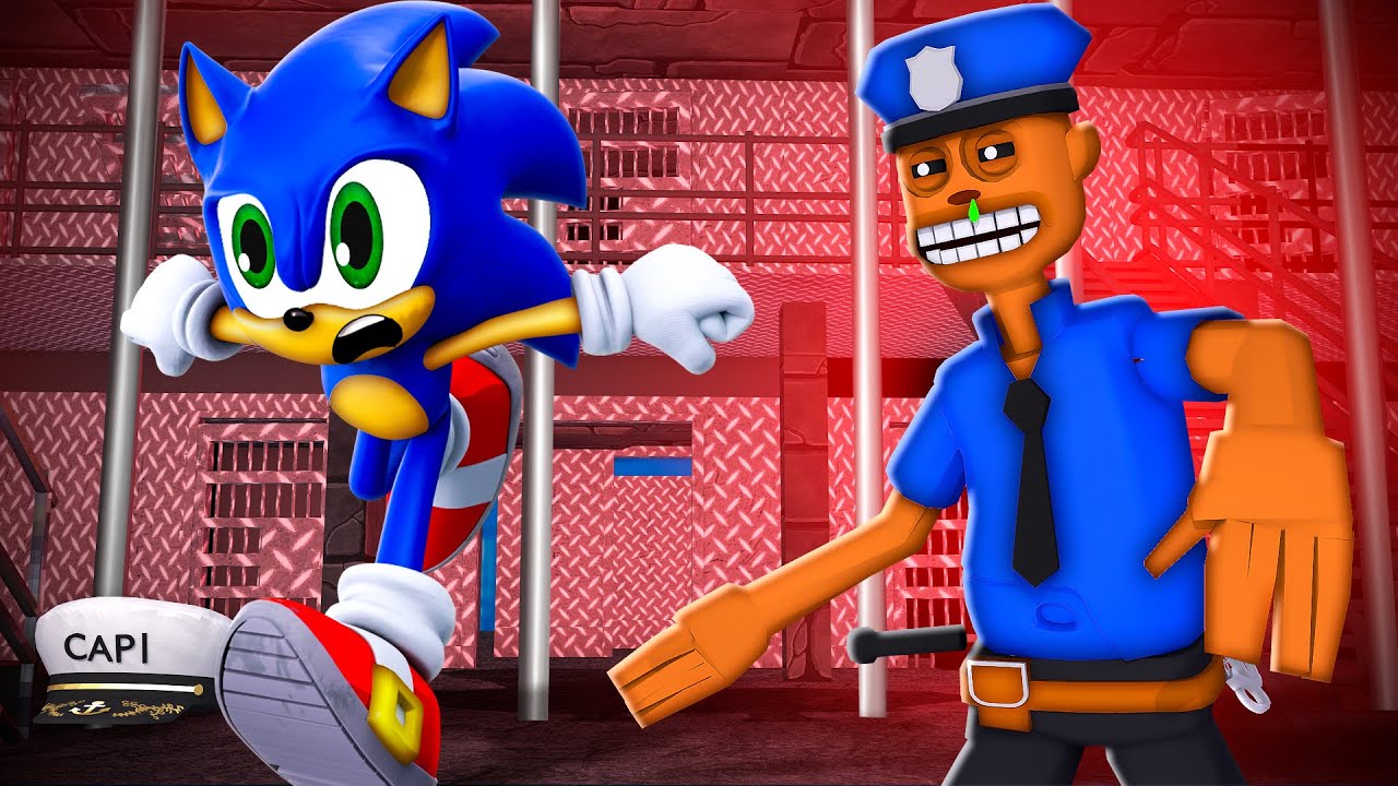 SONIC VS EPIC PRISON BREAKOUT IN ROBLOX