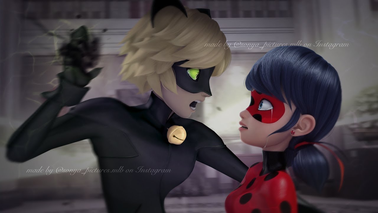 CHAT NOIR ALMOST USED CATACLYSM ON LADYBUG!😨 | Cat Noir and LadyBug's Fight [Miraculous Speededit]