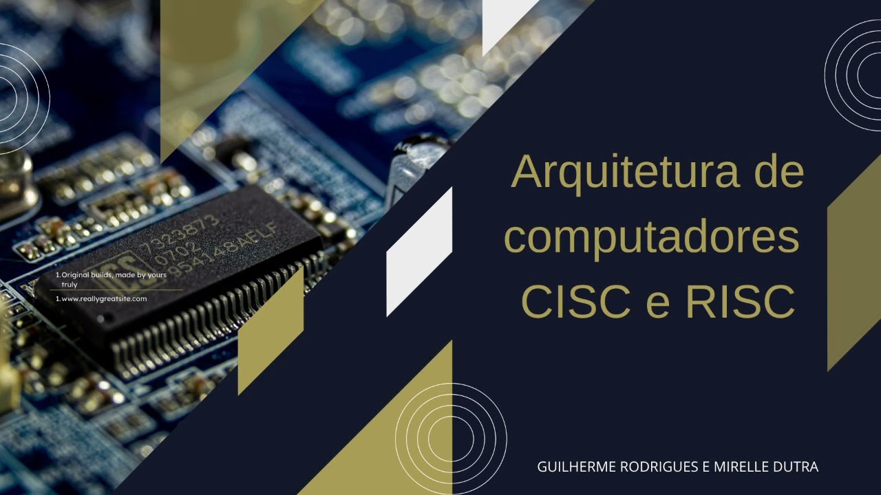 Arquiteturas CISC e RISC