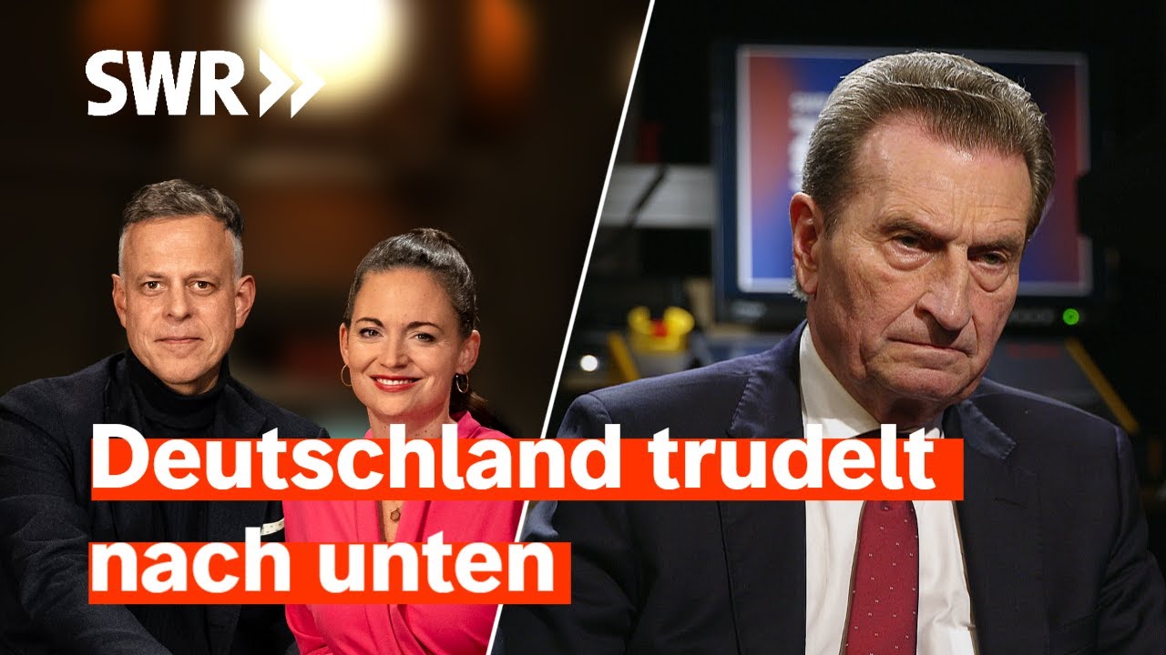 Günther Oettinger über Empörung, Wahlkampf und Deutschlands Krise | Zur Sache! Intensiv