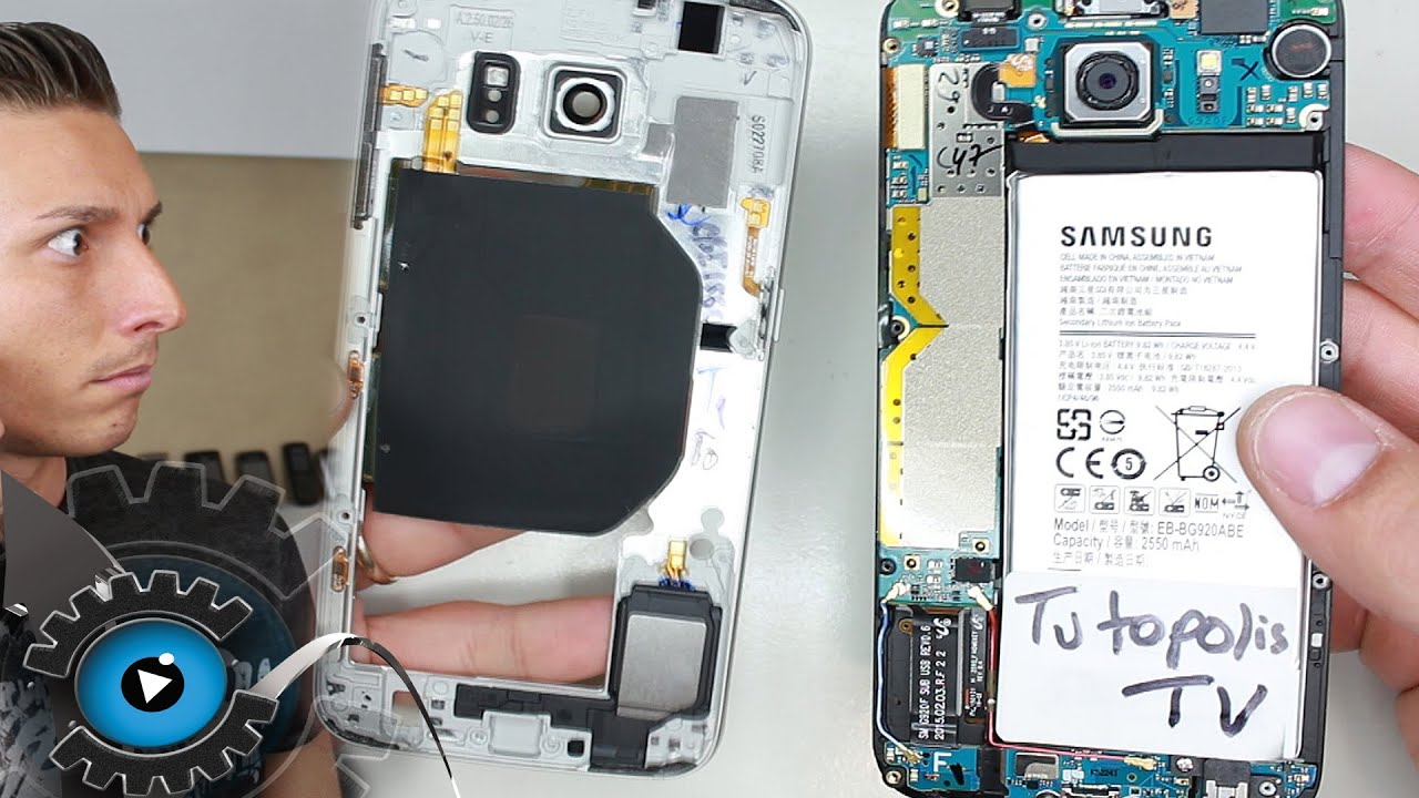 Samsung Galaxy S6 Rahmen Wechseln Tauschen Reparatur [Deutsch]