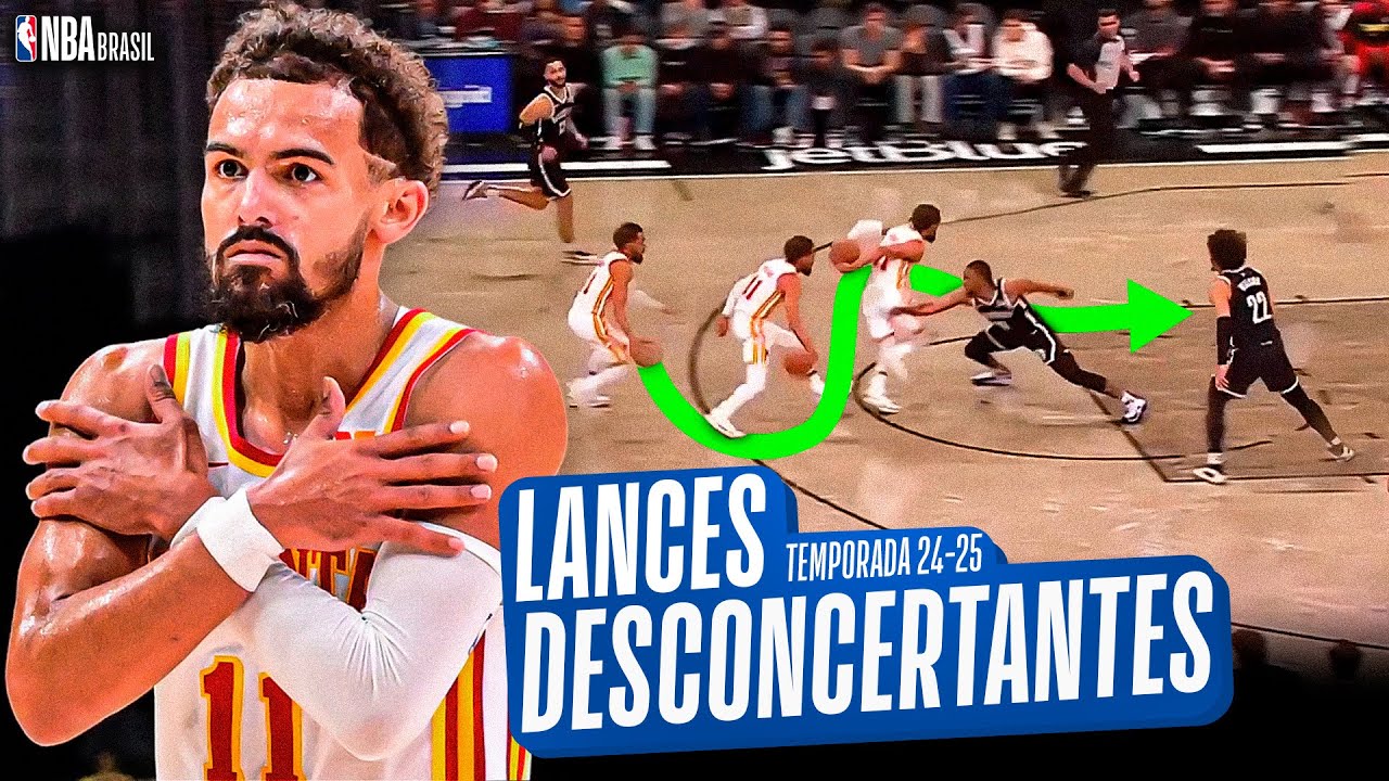 OS LANCES MAIS DESCONCERTANTES DA TEMPORADA 2024-25 DA NBA 😱