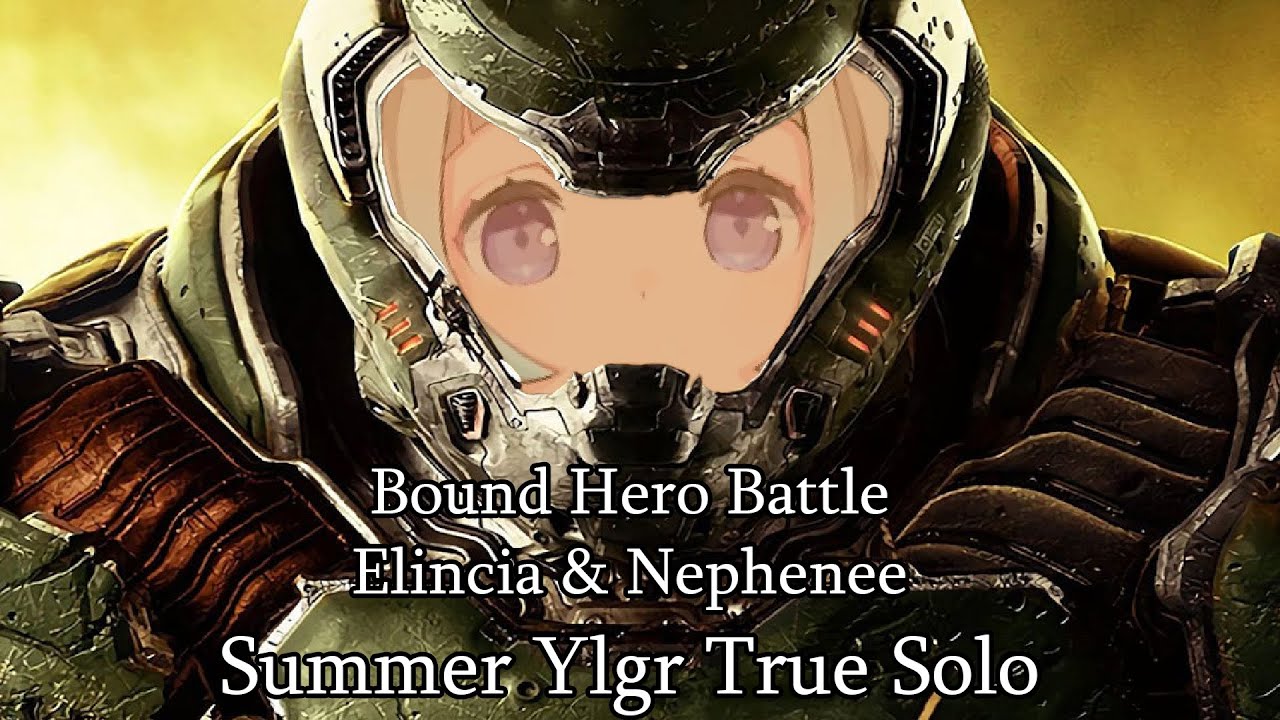 [Fire Emblem Heroes] Summer Ylgr BHB Elincia & Nephenee Infernal True Solo