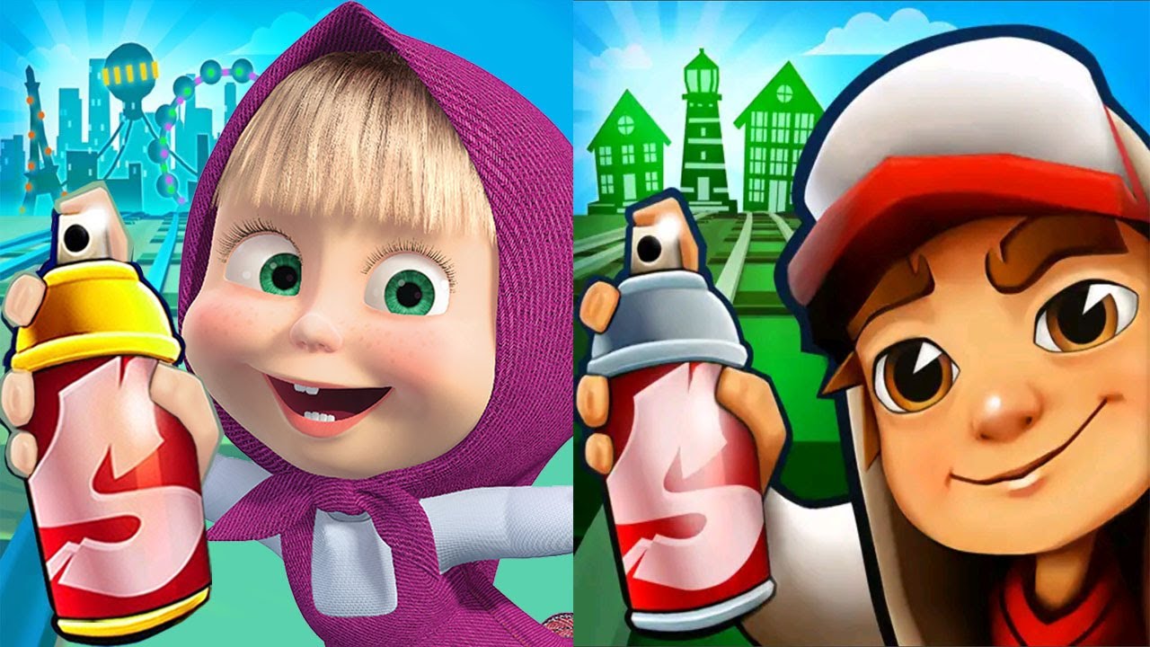 Subway Surfers Iceland 2022 Super Runner Fresh vs Masha Subway Runner Gameplay HD
