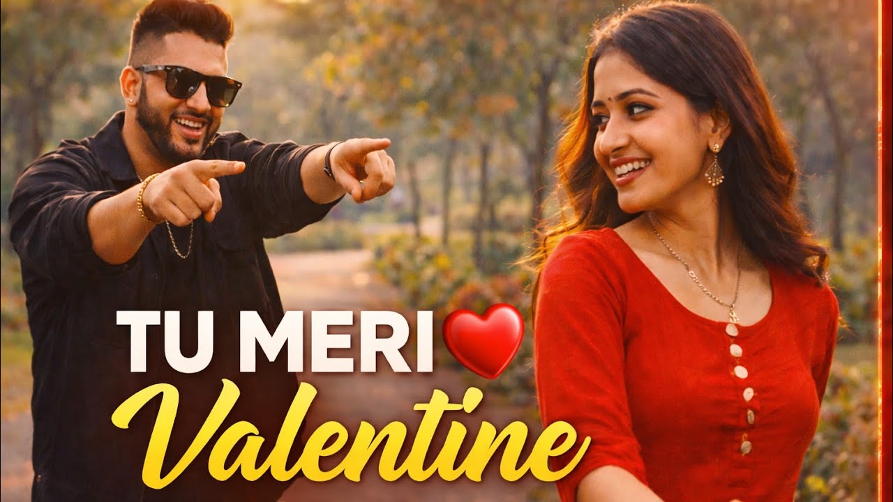Tu Meri Valentine (Official Song) | Valentine Day special Romantic Hindi Rap Song | Sunlo Audio |