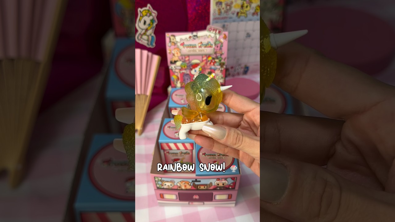 Unwrapping more sweet surprises in Part 2 of our Frozen Treats Unicorno #unboxing! 🍨💝 #tokidoki
