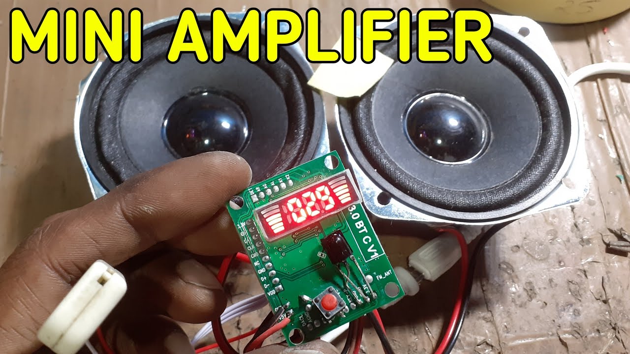 Bluetooth kit Music system || 5v USB Display Card mini Amplifier || Electronics verma