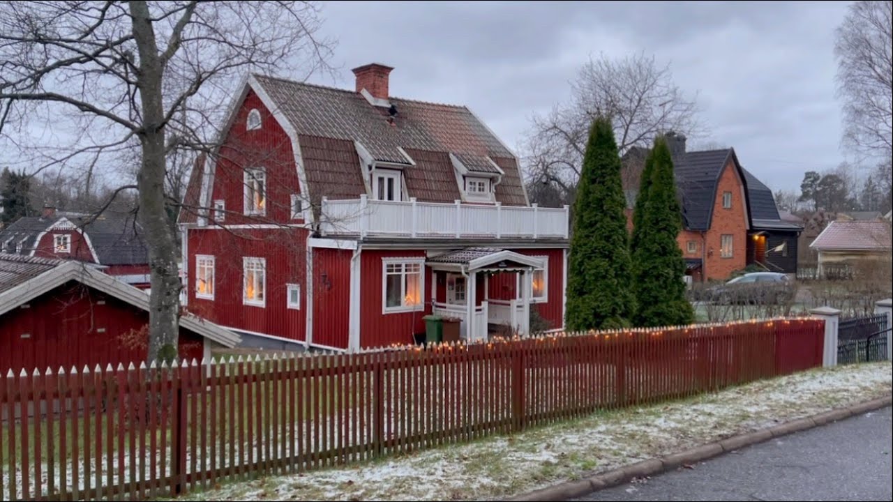 Stockholm walk: suburb residential area