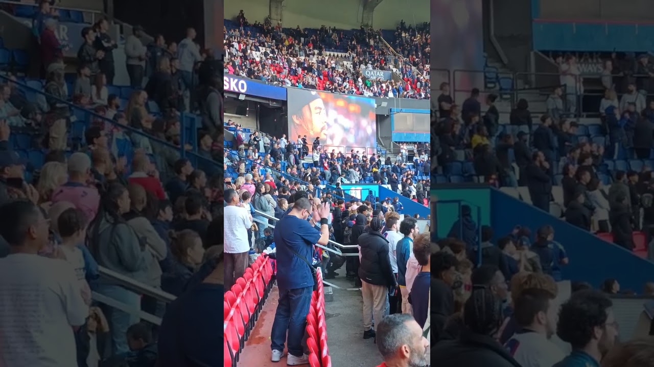 Les adieux de Presnel Kimpembe au PSG et au Parc des Princes à Paris. Le 14 septembre 2025. 