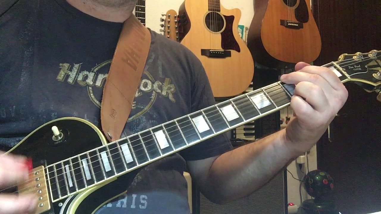 Como Un Huracan(1989) -  Burning  - Guitar Cover By Carles