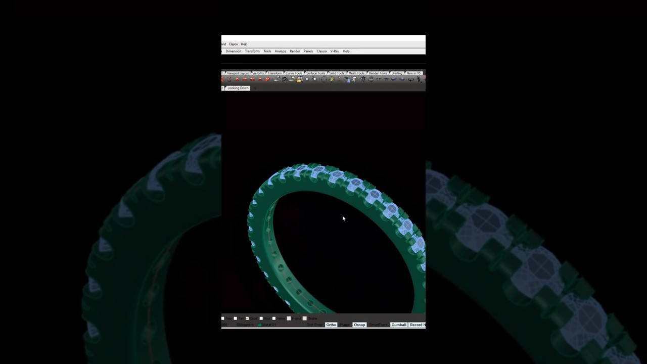 CAD Micro Setting: Diamond Ring Design 💍 