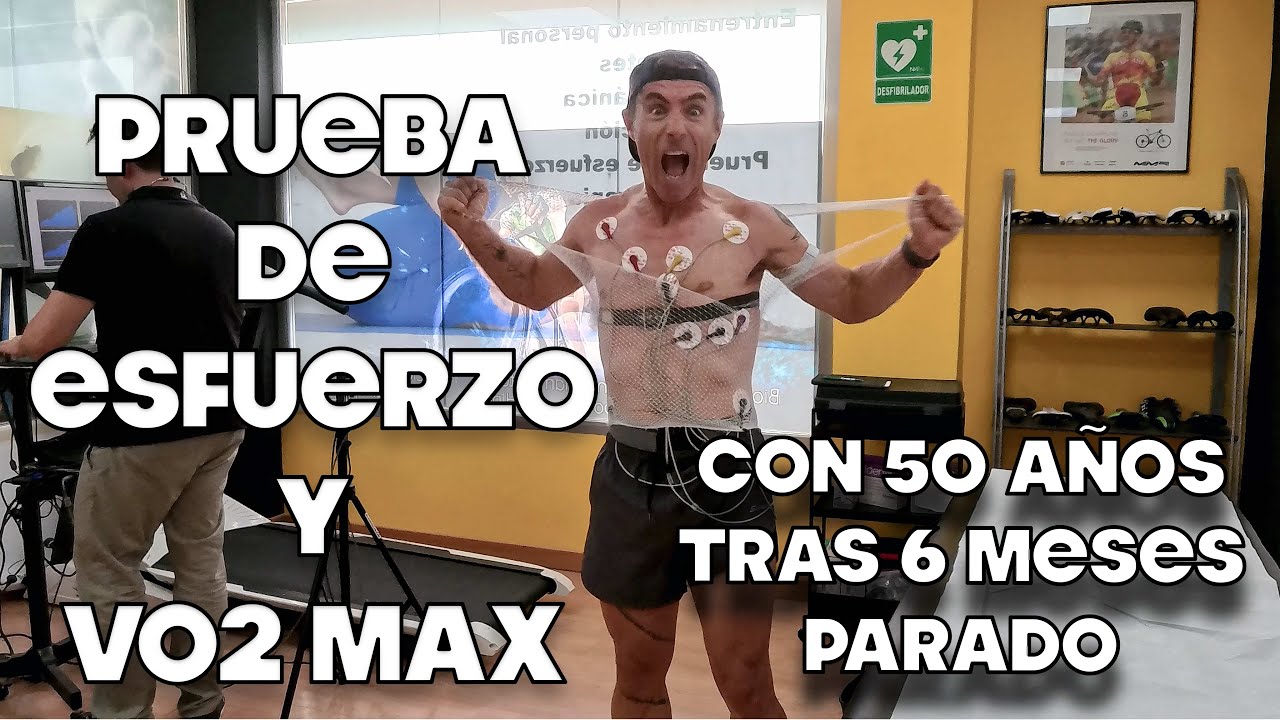 Prueba de esfuerzo y VO2 Max con 50 años, tras 6 meses parado. #pruebaderendimiento  #pruebaesfuerzo
