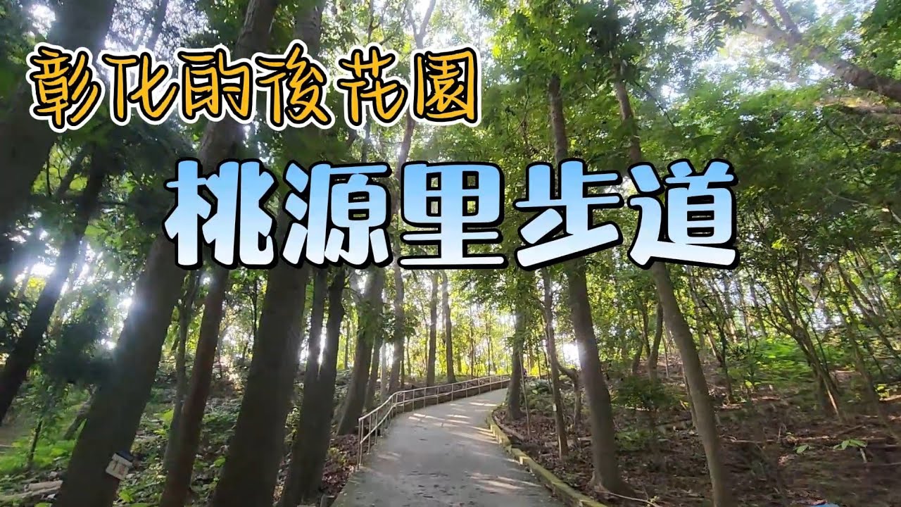 彰化市的後花園 | 附近還有一線天 | 下山記得吃肉圓 | 季節限定最恐怖步道