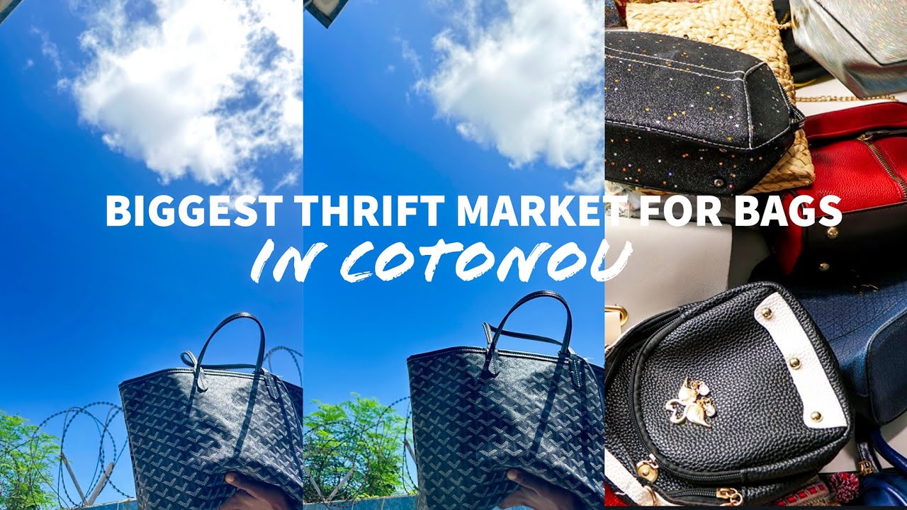 THE BIGGEST THRIFT MARKET FOR BAGS IN COTONOU :What no one is talking about #market #foryou #viral