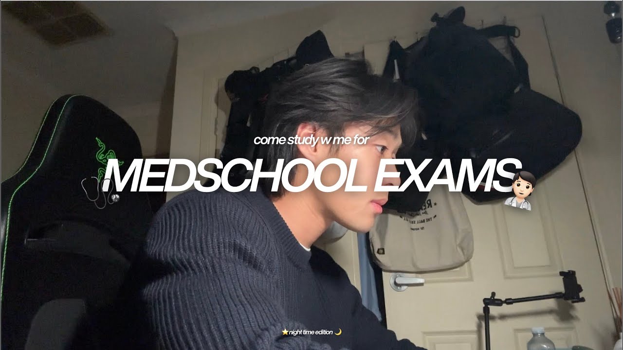 MY MEDSCHOOL NIGHT TIME STUDY ROUTINE // PETER LE
