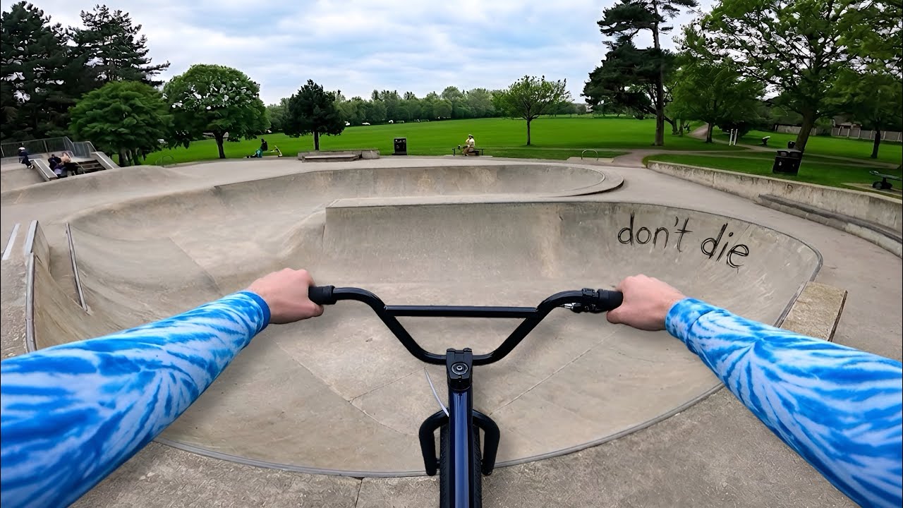 Мои первые трюки на BMX&hellip;