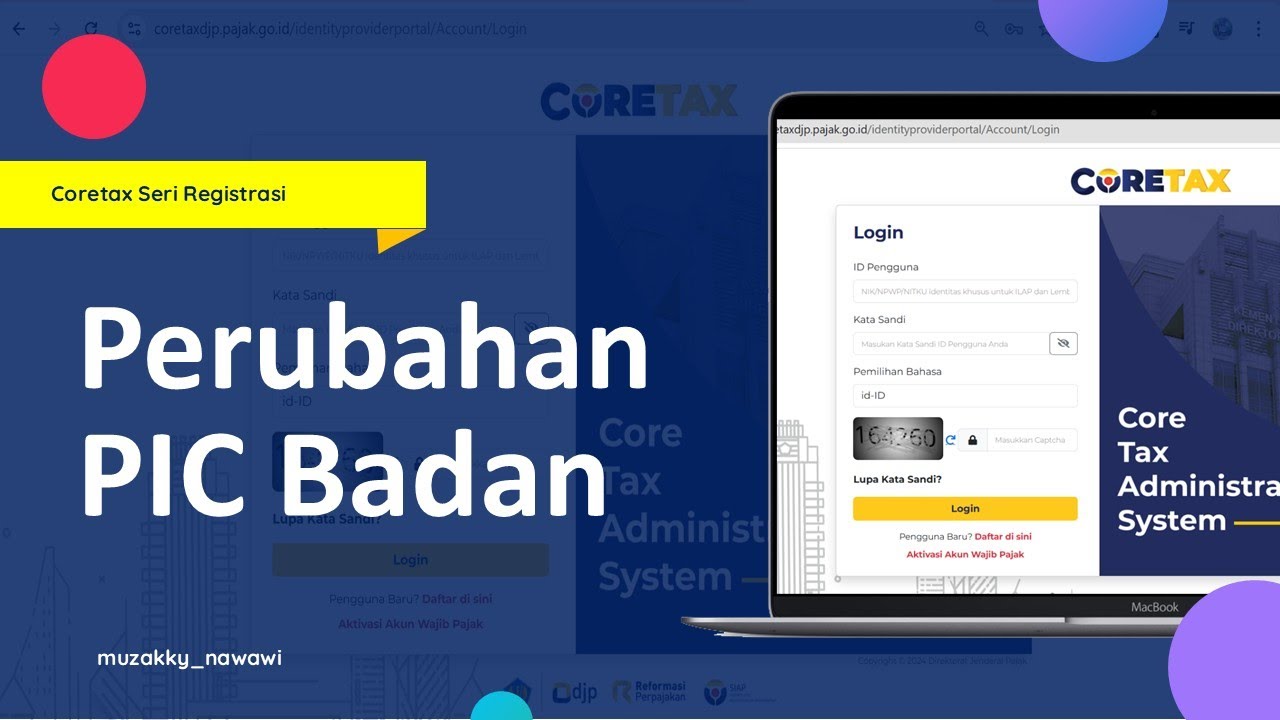 PERUBAHAN PIC WAJIB PAJAK BADAN