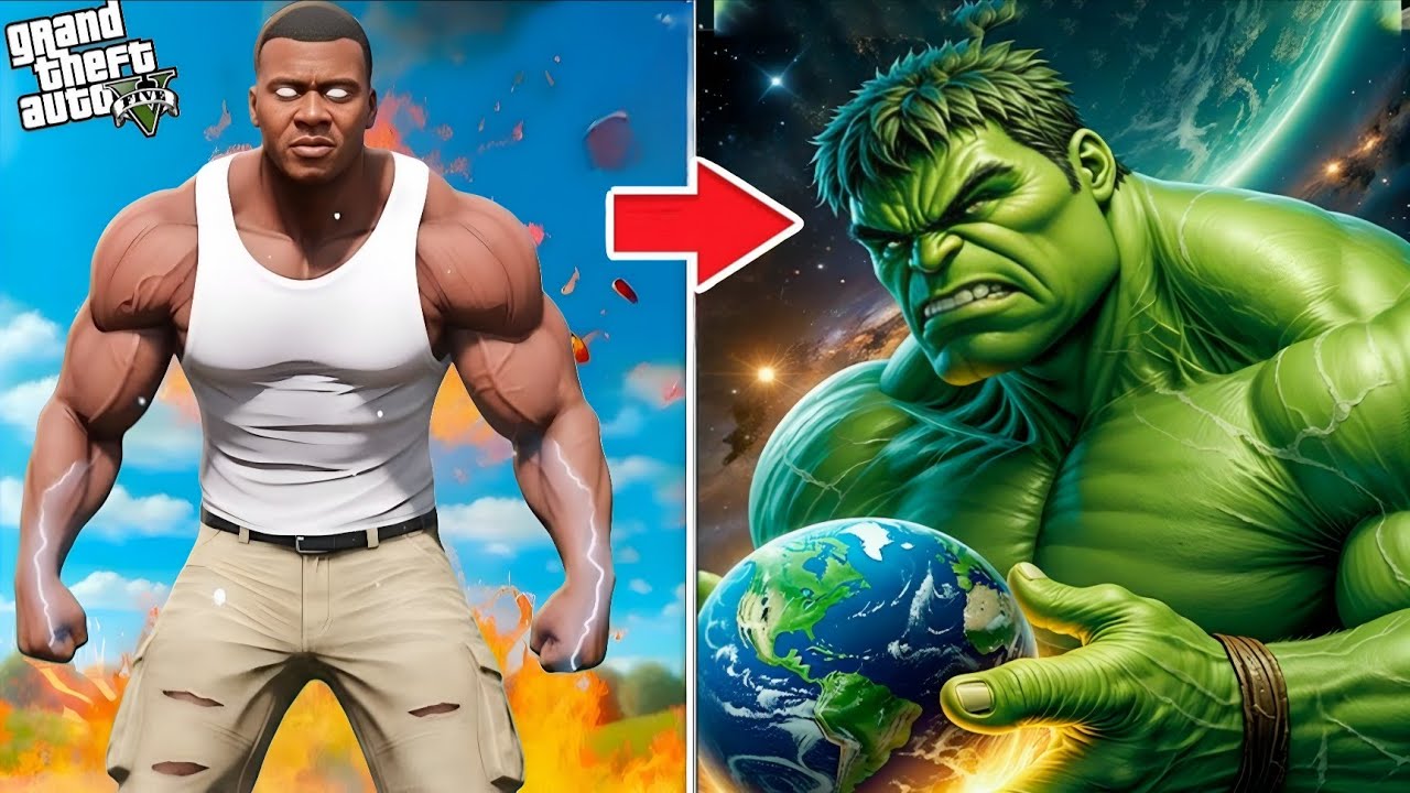 Upgrade HULK From LEVEL 1 to LEVEL 1,000,000! GTA 5