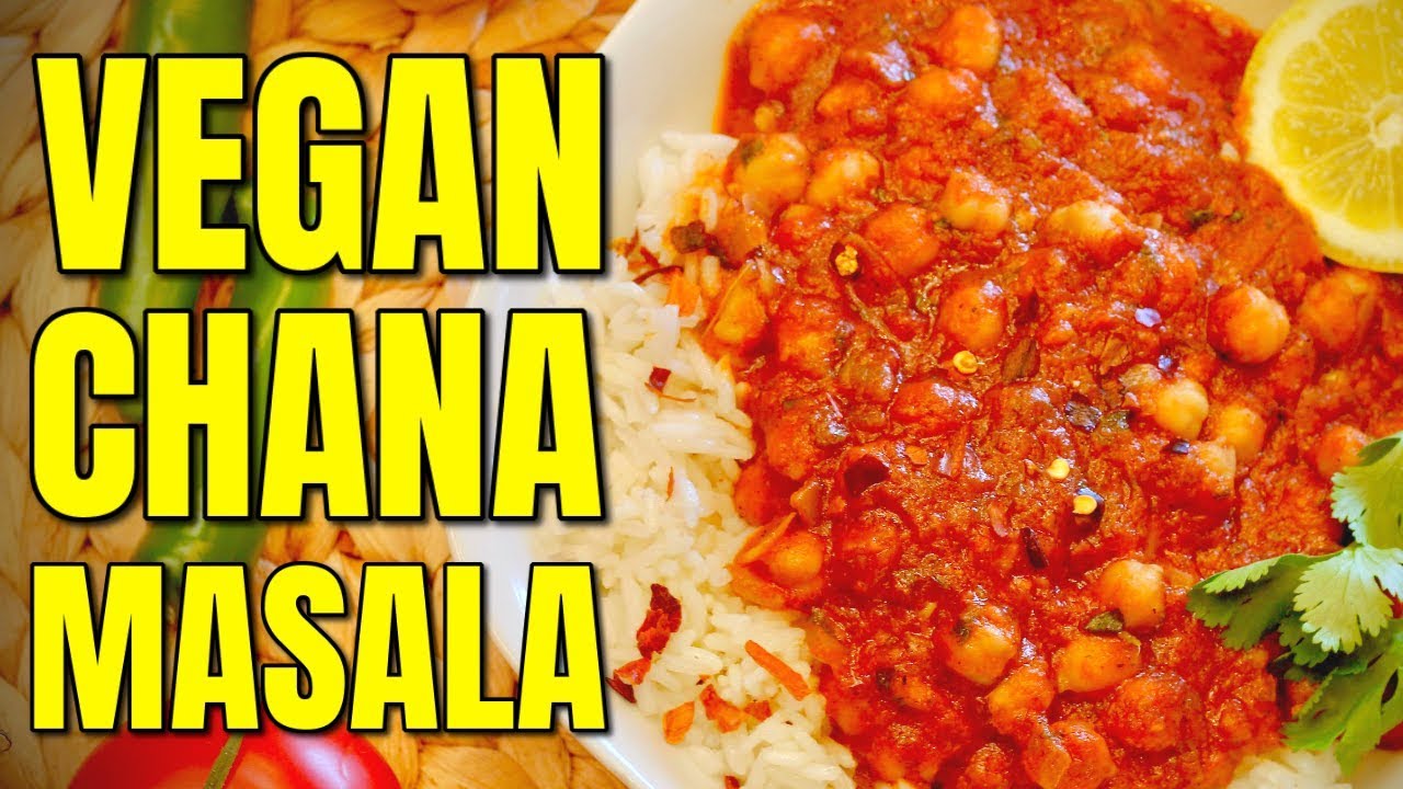 How to Make Vegan Chana Masala Recipe / Vegan Indian Food
