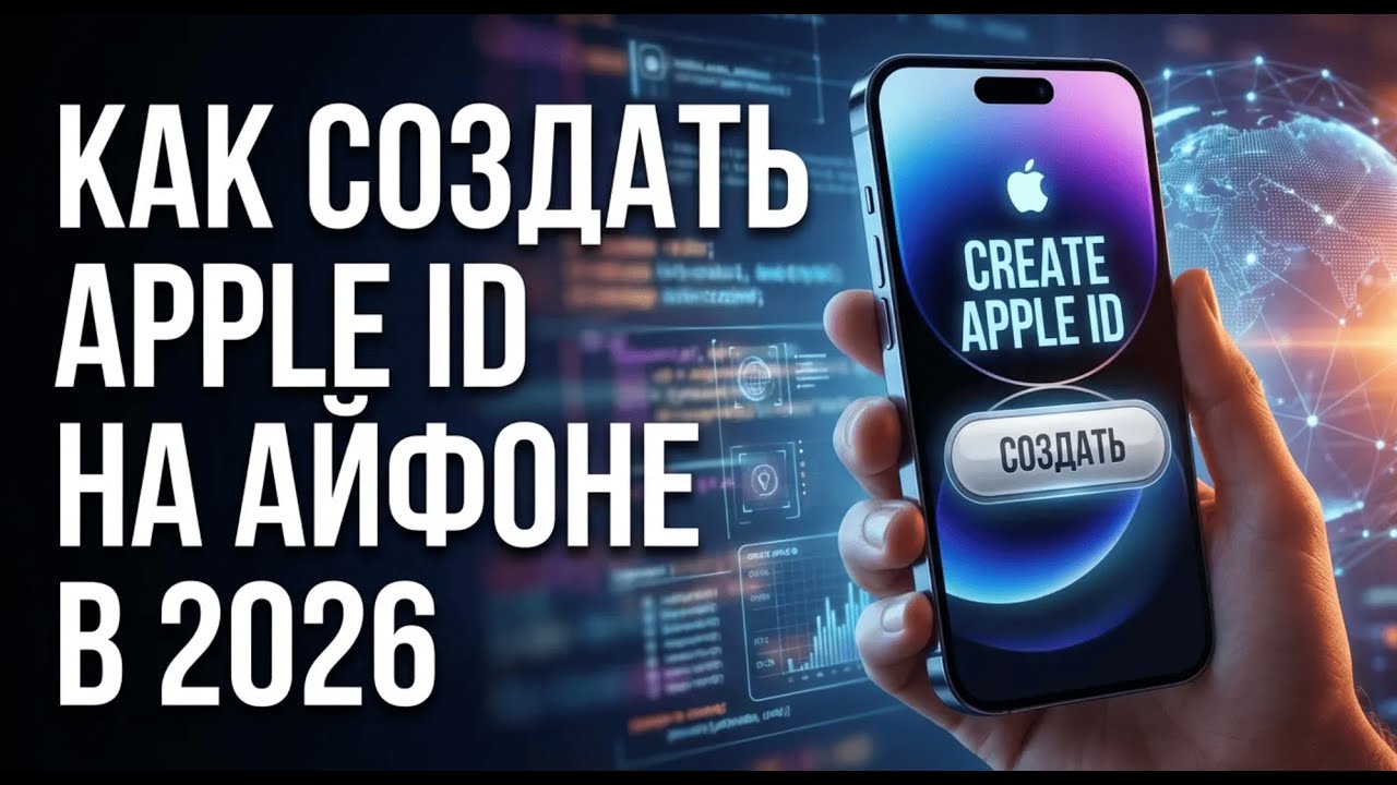 Как создать Apple ID на iPhone без ошибок в 2026 году