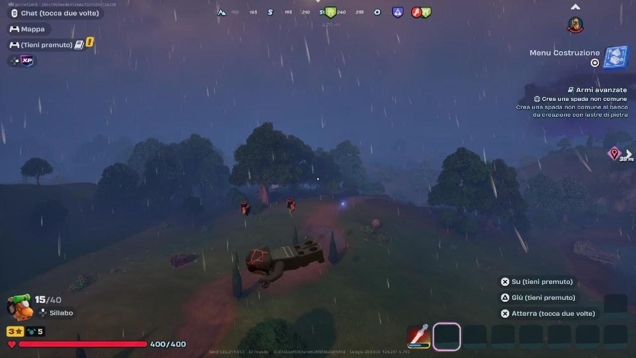 Un bug su lego fortnite