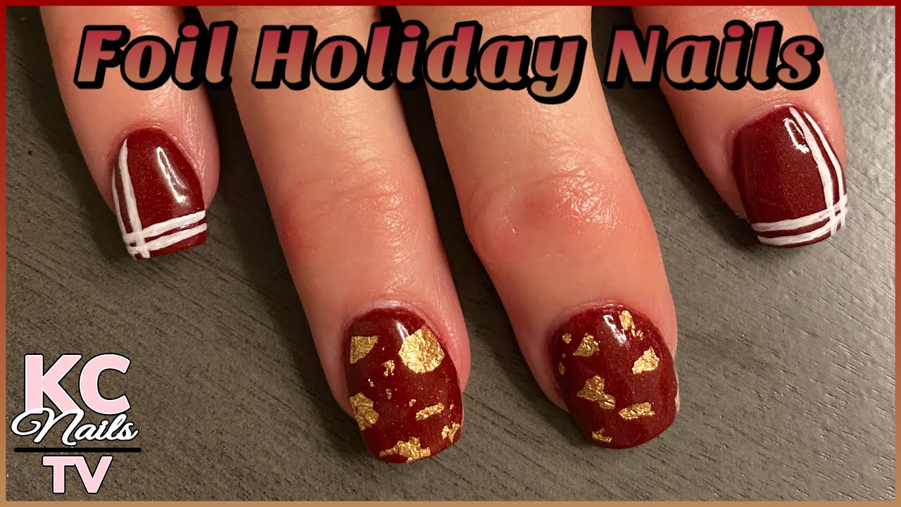 How To Apply Dip Powder On Full Cover Nail Tips | Holiday Nail Design