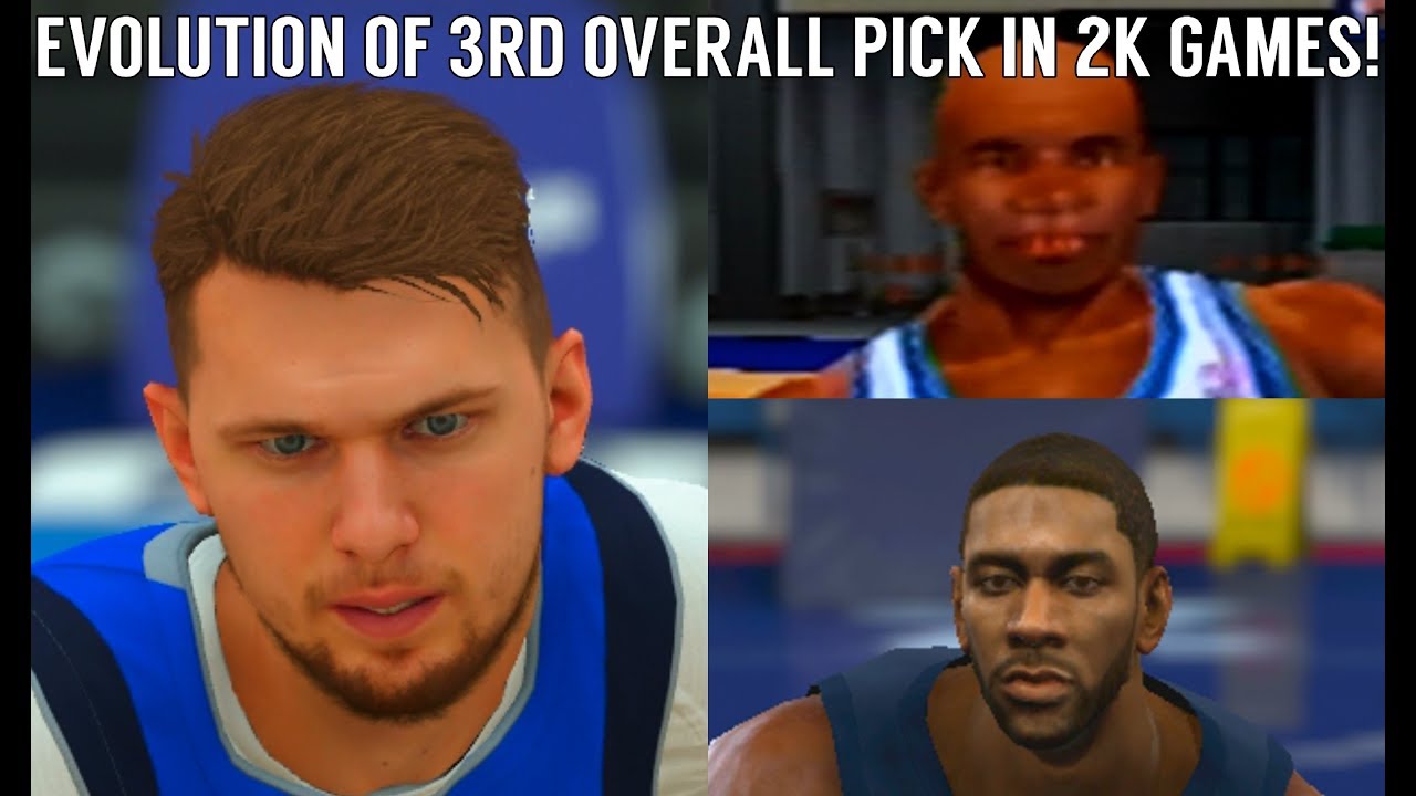 The Evolution of the Third Overall Draft Pick in 2K Games! (NBA 2K - NBA 2K19)